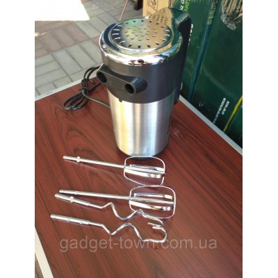 Миксер ручной Rainberg RB-1012 (5 скоростей, 2 насадки) 600W нержевейка