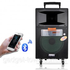 Портативная акустика с микрофонами Temeisheng SL12-04 /250W (USB/Bluetooth/Пульт ДУ/FM)