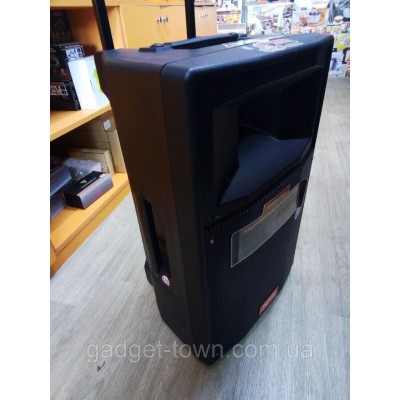 Портативная акустика с микрофонами Temeisheng SL12-04 /250W (USB/Bluetooth/Пульт ДУ/FM)