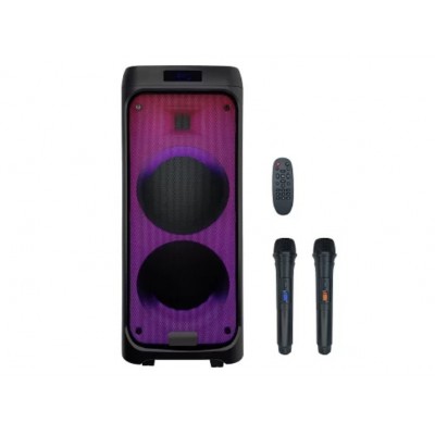 Колонка аккумуляторная Temeisheng TMG S64 c радиомикрофонами (2MIC/USB/BT/FM/TWS)