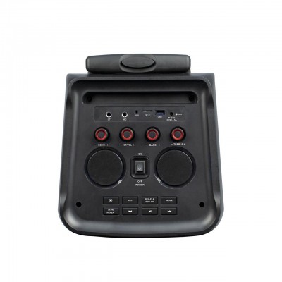 Колонка аккумуляторная Temeisheng TMG S64 c радиомикрофонами (2MIC/USB/BT/FM/TWS)