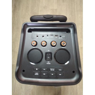 Колонка аккумуляторная Temeisheng TMG S64 c радиомикрофонами (2MIC/USB/BT/FM/TWS)