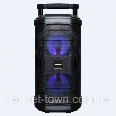Портативная колонка с микрофонами SL208-22 160W (USB/Bluetooth/Аккумулятор/260W) Супер звук!