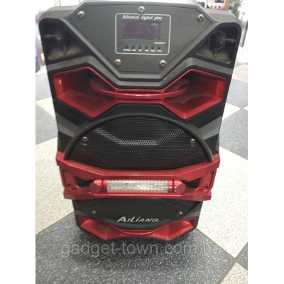 Колонка на аккумуляторе с микрофоном Ailiang UF-8008 AK-DT/100W (USB/Bluetooth/FM) акустическая система