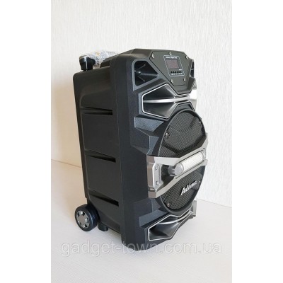Колонка на аккумуляторе с микрофоном Ailiang UF-8008 AK-DT/100W (USB/Bluetooth/FM) акустическая система