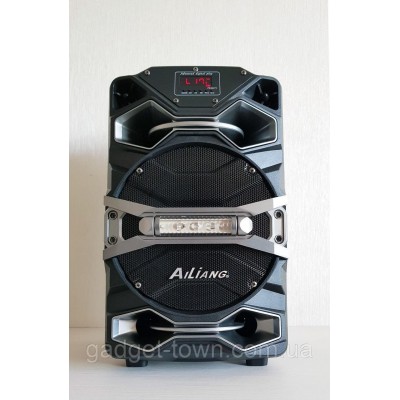 Колонка на аккумуляторе с микрофоном Ailiang UF-8008 AK-DT/100W (USB/Bluetooth/FM) акустическая система
