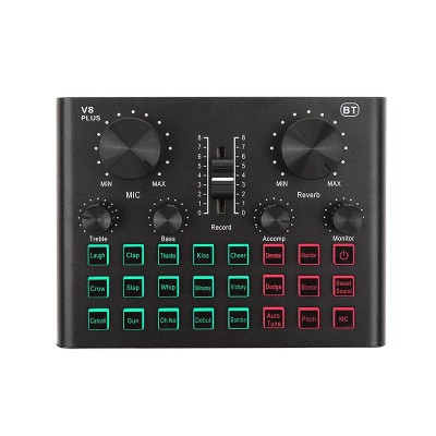 Студийный комплект для записи с микрофоном BM-800 и звуковой картой V8 plus с пантографом