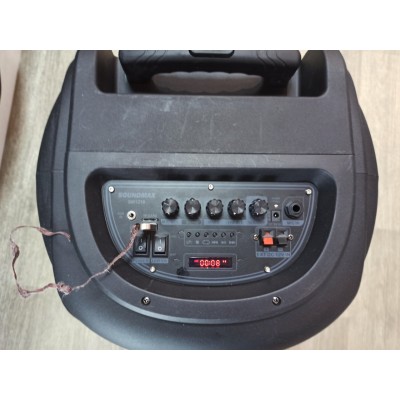 Колонка аккумуляторная с радиомикрофонами ORIGINAL Soundmax SM-1210 (Bluetooth/USB/SD)