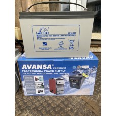 Инвертер преобразователь с правильной синусоидой и обратной зарядкой AVANSA-500Va с АКБ 100 Ah в комплекте