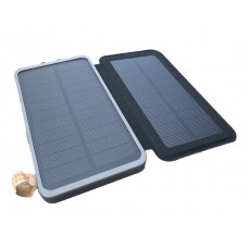 Солнечная зарядка с повербанком 20000 mAh для заряда мобильных устройств c LED фонарем Солнечная зарядка с повербанком 20000 mAh для заряда мобильных устройств c LED фонарем