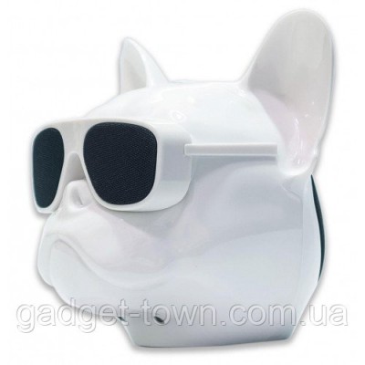 Колонка портативная Smoll Dog Французский Бульдог Bluetooth Голова Собаки dog's head