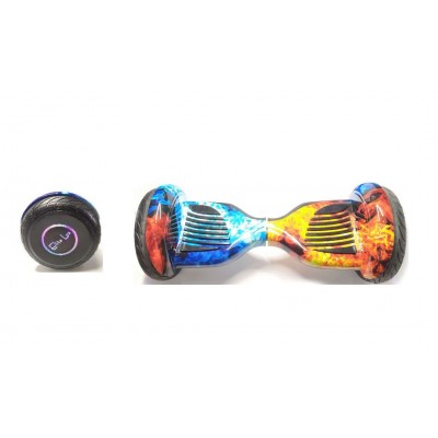 Гироскутер, гіроборд, Elite Lux 10.5 дюймов огонь и лед, самоболанс, подсветка колес