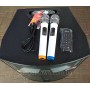 Мощная аккумуляторная колонка HAMERSH (Temeisheng) 1521 с микрофонами 500W (USB/Bluetooth/Пульт ДУ)