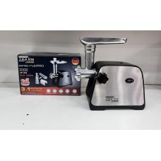 Мясорубка Zepline 3000W электрическая c соковыжималкой (черная)