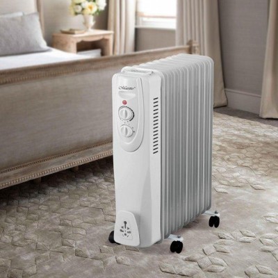 Масляный радиатор Maestro, масляный обогреватель на 11 секций 2500Вт с терморегулятором