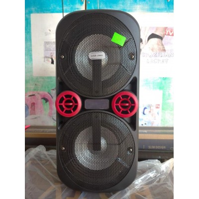Портативная колонка с радиомикрофоном LiGE-2802 50W (FM/USB/Bluetooth) Супер звук!