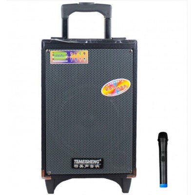 Аккумуляторная колонка комбоусилитель Temeisheng A8-2T c радиомикрофоном