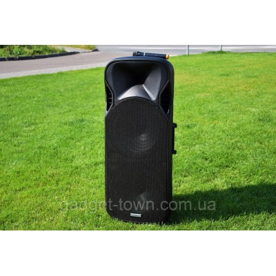 Активная колонка с радиомикрофонами temeisheng A15-15 (USB/Bluetooth/Аккуммулятор) Супер звук!