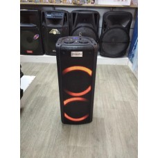 Колонка аккумуляторная ProAudio Temeisheng c радиомикрофоном (120W/USB/BT/FM/TWS)