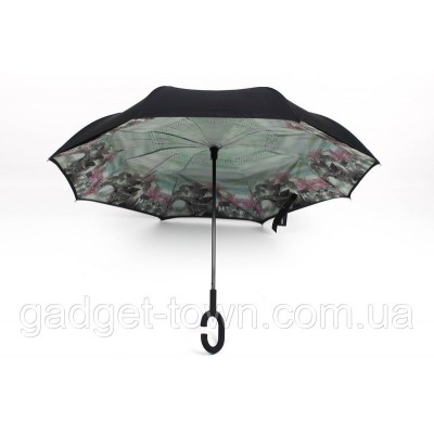 Зонт наоборот с ручкой крюк El 8886