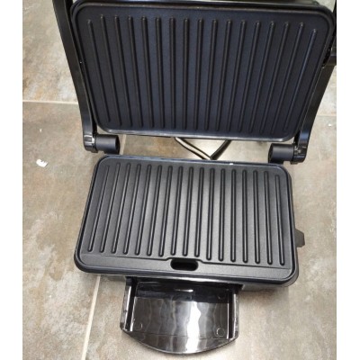 Гриль прижимной Rainberg RB-5412 c терморегулятором и съемным поддоном 2800W