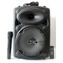 Колонка с аккумулятором Wimpex WX-810C колонка-чемодан 60W, радиомикрофон, Bluetooth, SD+USB, пульт
