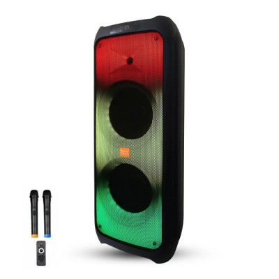 Колонка аккумуляторная Partybox Temeisheng Feiyang c радиомикрофонами (300W/USB/BT/FM/TWS)