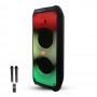 Колонка аккумуляторная Partybox Temeisheng Feiyang c радиомикрофонами (300W/USB/BT/FM/TWS)