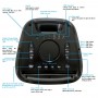 Колонка аккумуляторная Partybox Temeisheng Feiyang c радиомикрофонами (300W/USB/BT/FM/TWS)