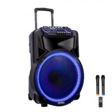 Колонка аккумуляторная с радиомикрофонами TMG ORIGINAL Temeisheng SK-018 (Bluetooth/USB/SD)