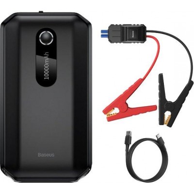 Пусковое зарядное устройство универсальное Baseus Super Energy Air Car Jump Starter 10000 mAh Black
