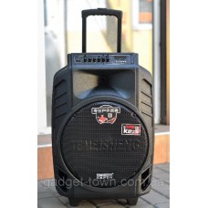 Колонка Temeisheng SL 15-08 с аккумулятором, 15 дюймов, 2 микрофона, MP3, Bluetooth, USB, SD, 150W