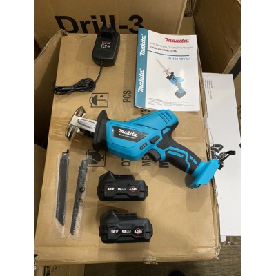 Аккумуляторная сабельная пила Makita JR 180 (18v / 4.0Ah) электрическая пила