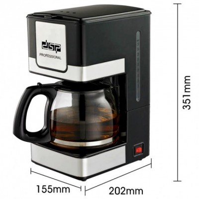 Кофеварка DSP KA-3024 капельная 800 Вт чаша 1.2 л