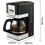 Кофеварка DSP KA-3024 капельная 800 Вт чаша 1.2 л