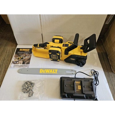 Аккумуляторная пила DeWalt DCM 572X2 два АКБ (72 вольт 6 Аh) бесщеточный двигатель, шина 40 см