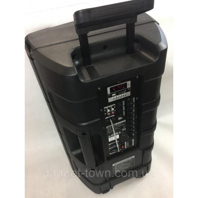 Портативная акустика с микрофонами TMS-1501 /500W (USB/Bluetooth/Пульт ДУ/FM)