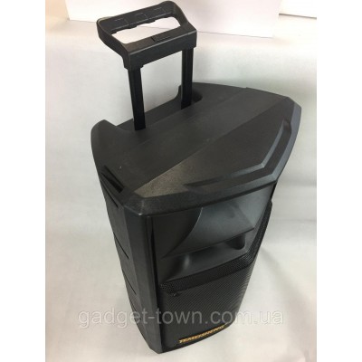Портативная акустика с микрофонами TMS-1501 /500W (USB/Bluetooth/Пульт ДУ/FM)