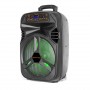 Акустическая аккумуляторная колонка 12 дюймов (USB/FM/BT/LED) KOLAV-F1205