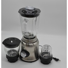 Блендер 3в1 Henschll HS-8891 с чашей 1.5л, кофемолка, измельчитель, мясорубка 1000 Вт