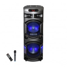 Колонка аккумуляторная Leisound partybox BIG c радиомикрофоном (300W/USB/BT/FM/)