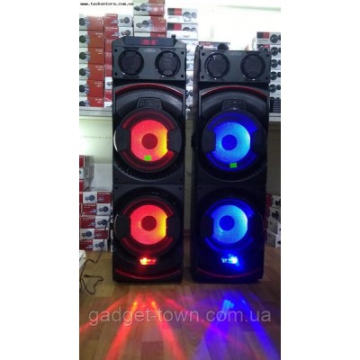 Комплект акустики LEXCO DPL-2100 с радиомикрофоном / 400W (USB/FM/Bluetooth) Пара