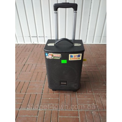 Портативная колонка QX 0862 с радиомикрофоном / 100W (USB/Bluetooth/Пульт))